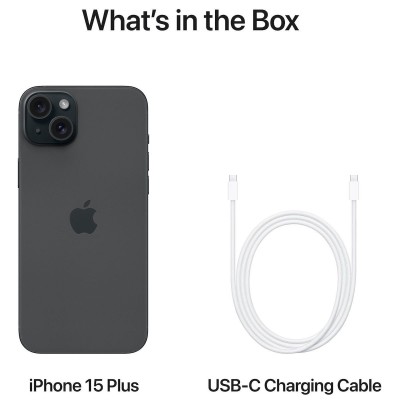 Apple iPhone 15 Plus 5G (6GB/128GB) Black Open Box (6 Month Warranty) 91% Battery